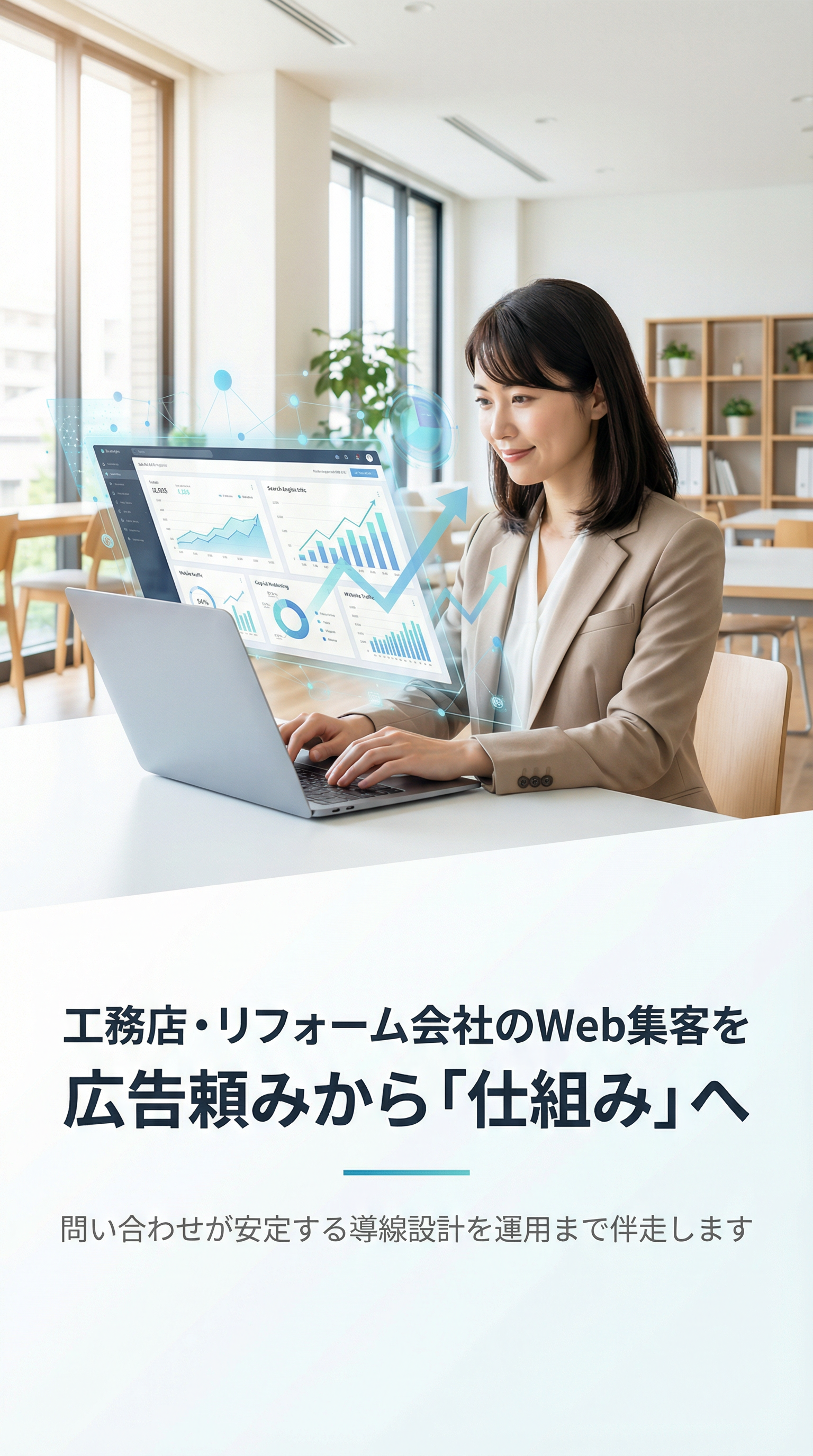 工務店・リフォーム会社のWeb集客をDXで仕組み化するマスタープラン